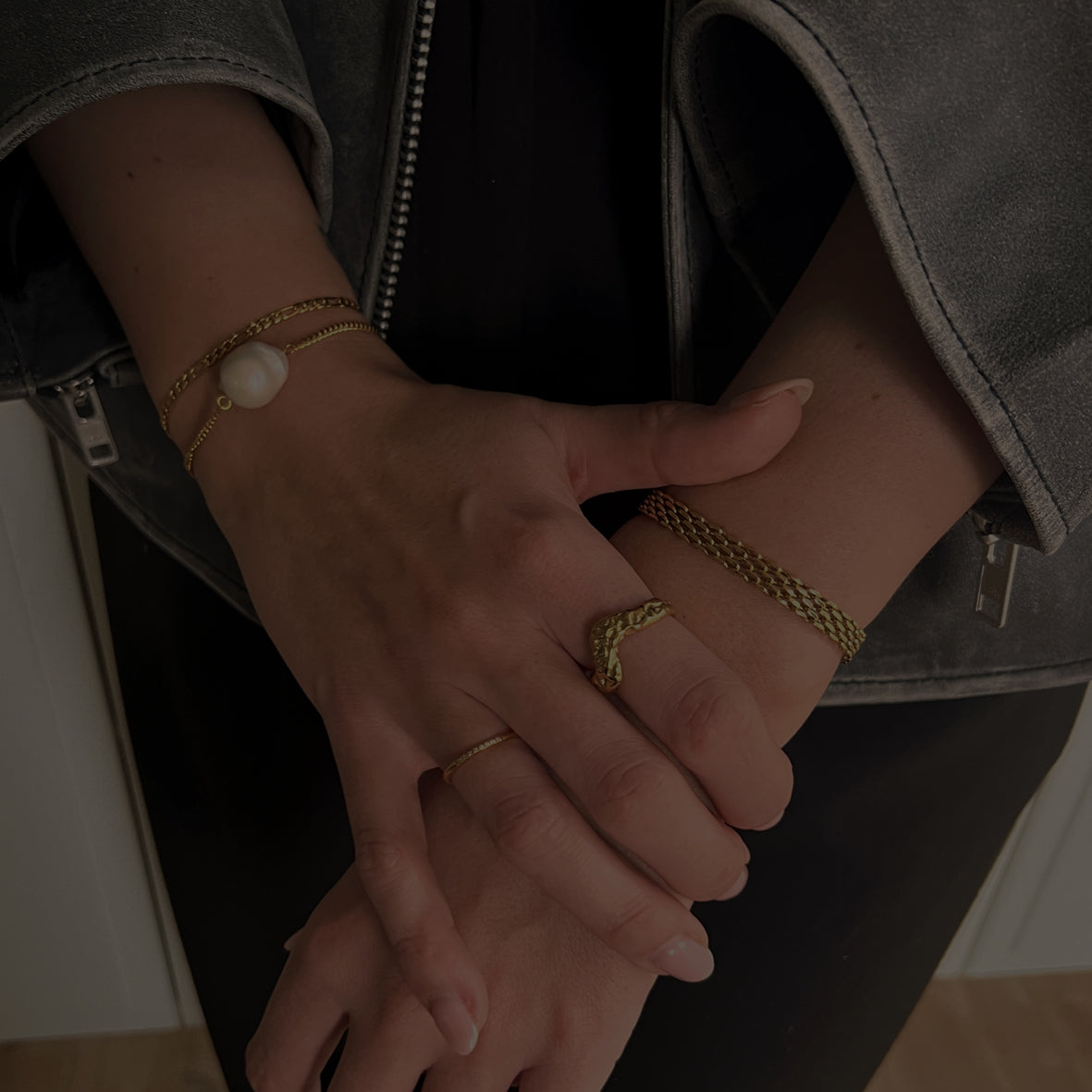 Ember 6 mm mesh armbånd