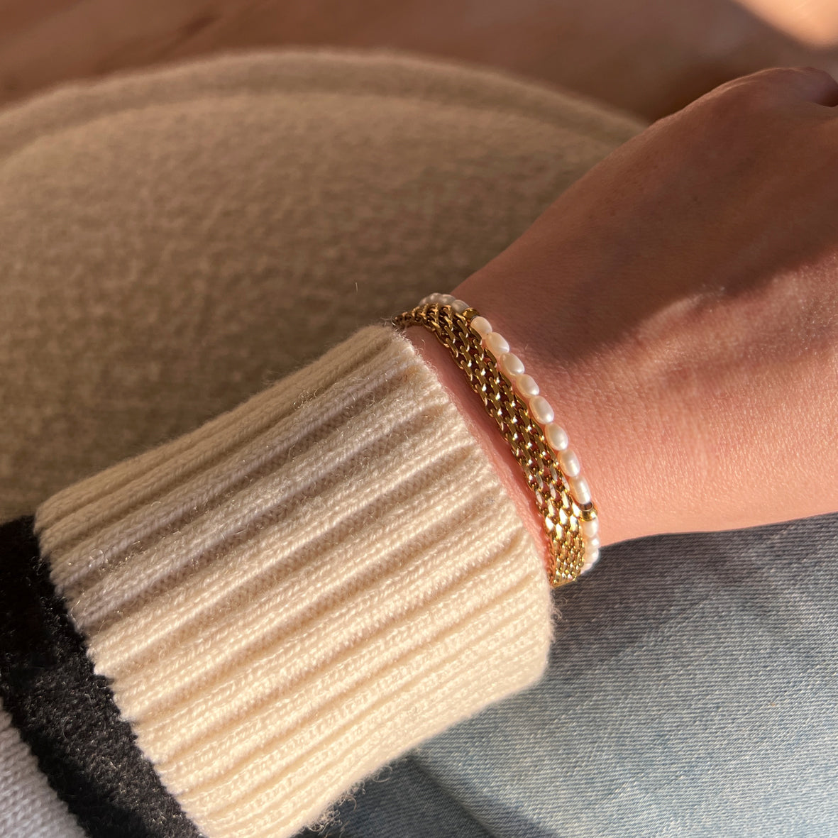 Ember 6 mm mesh armbånd
