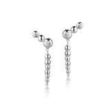 Timeless øreringe i sølv med zirkonia