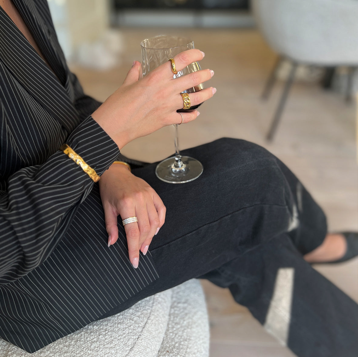Caitlyn panser facet ring