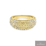 Xenia klassisk dome ring med zirkonia