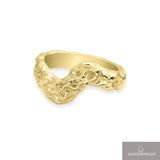 Amaltea rustik wave ring