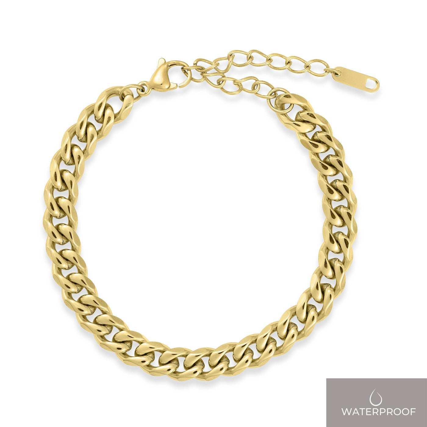 Scarlett chunky panser facet armbånd