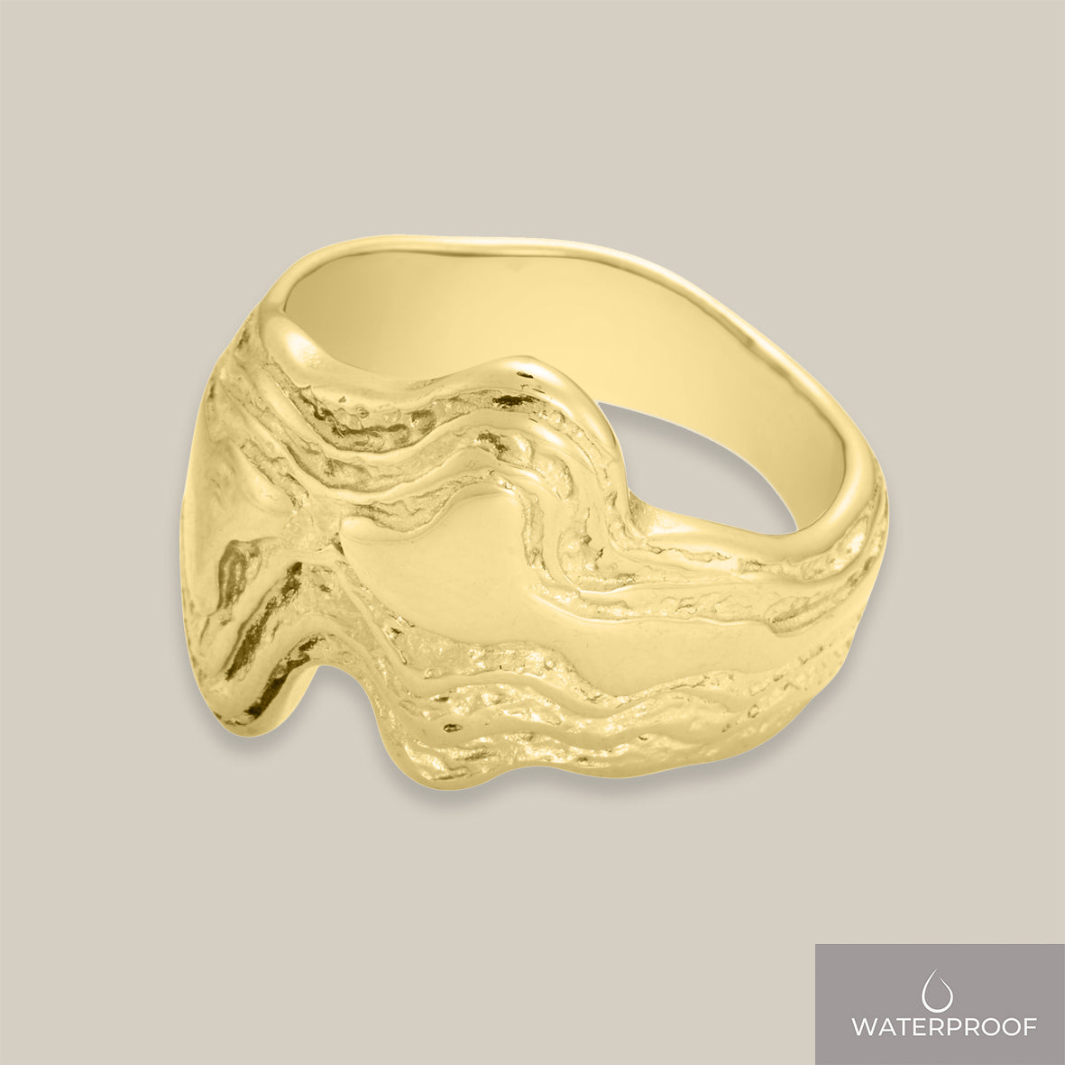 Daphne waterfall ring