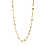 Classic collier i 18 karat guldbelagt sølv