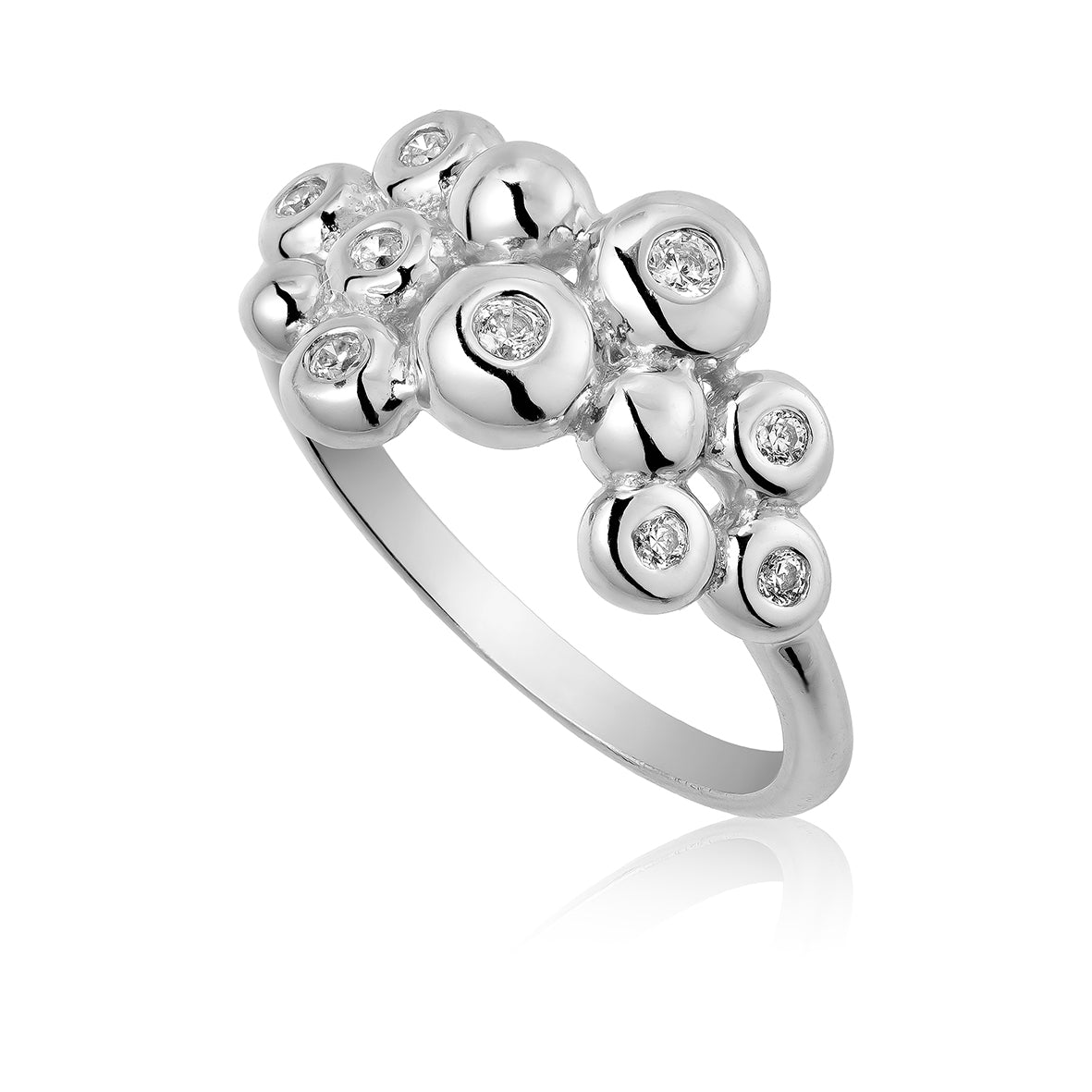 Timeless ring i sølv med zirkonia