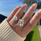 Glory ring i 18 karat guldbelagt sølv prydet med topaser