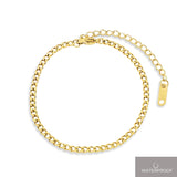 Amara panser facet armbånd 3mm