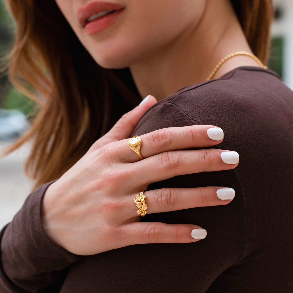 Timeless ring i sølv med zirkonia