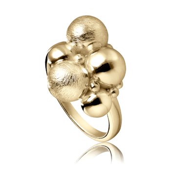 Harmony Ring aus 18 Karat vergoldetem Silber